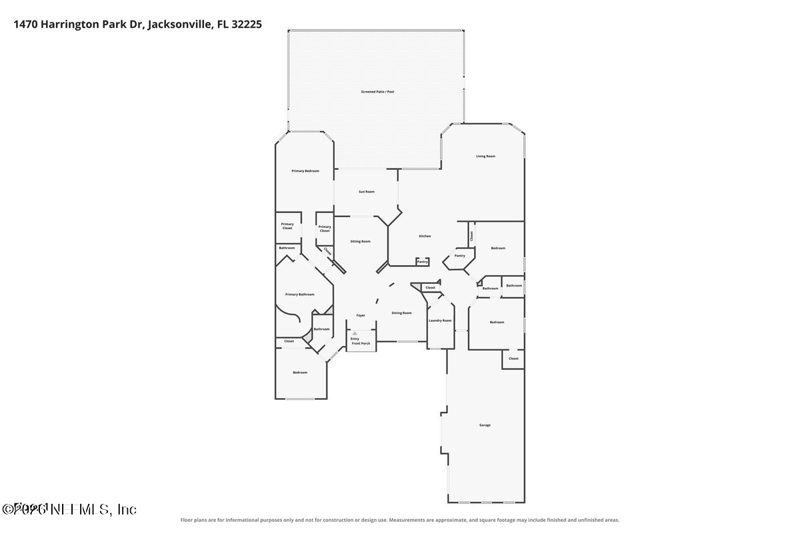 4 bedroom Single Family Residence at 1470 Harrington Park Drive, Queens Harbour Cc, Jacksonville — photo 3