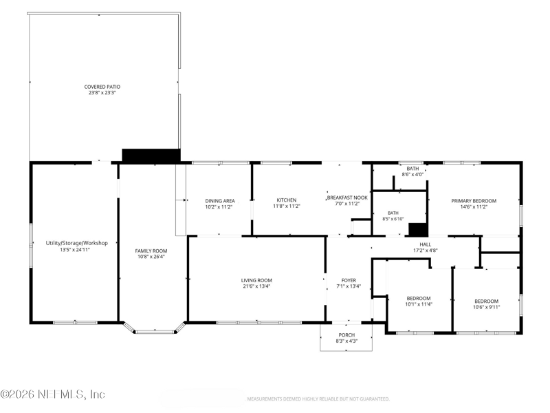 3 bedroom Single Family Residence at 133 Moores Trail, Metes & Bounds, Palatka — photo 2