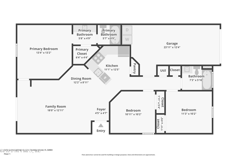 3 bedroom Townhouse at 1825 Green Springs Circle #D, Autumn Glen, Fleming Island — photo 3