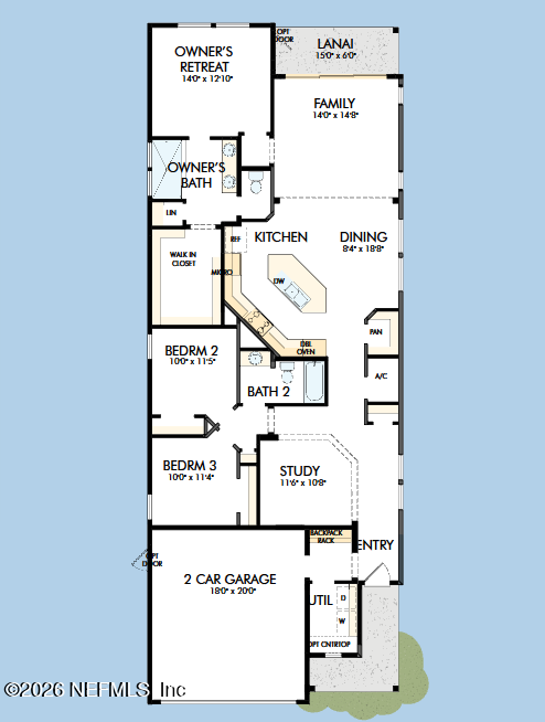 3 bedroom Single Family Residence at 11295 Celsius Court, Etown At Nobel, Jacksonville — photo 2
