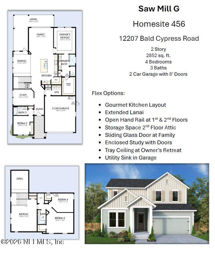 4 bedroom Single Family Residence at 12207 Bald Cypress Road, Seven Pines, Jacksonville — photo 2