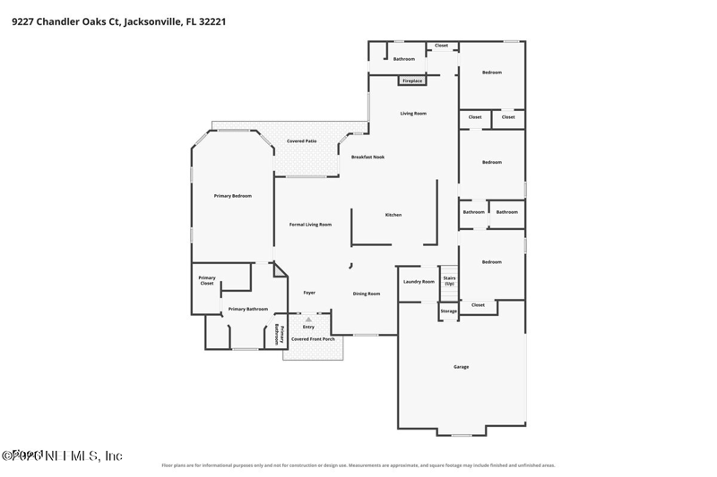 5 bedroom Single Family Residence at 9227 Chandler Oaks Court, Chandler Oaks, Jacksonville — photo 2