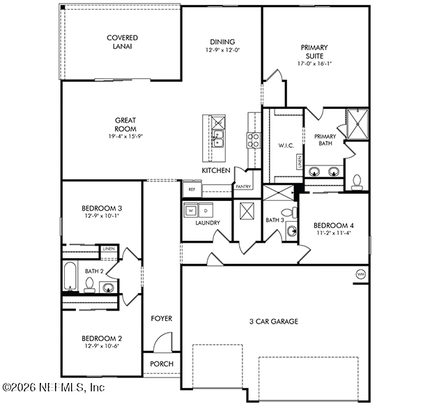 4 bedroom Single Family Residence at 12728 Fabius Way, Azalea Creek, Jacksonville — photo 2