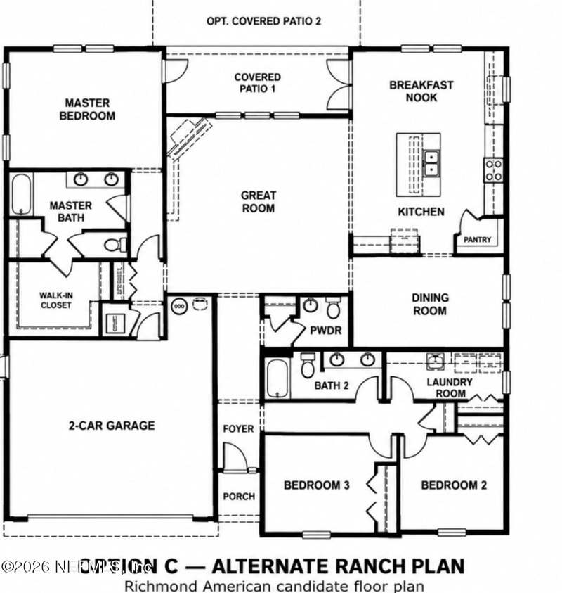 3 bedroom Single Family Residence at 2977 McCrone Way, The Woodlands, Jacksonville — photo 2