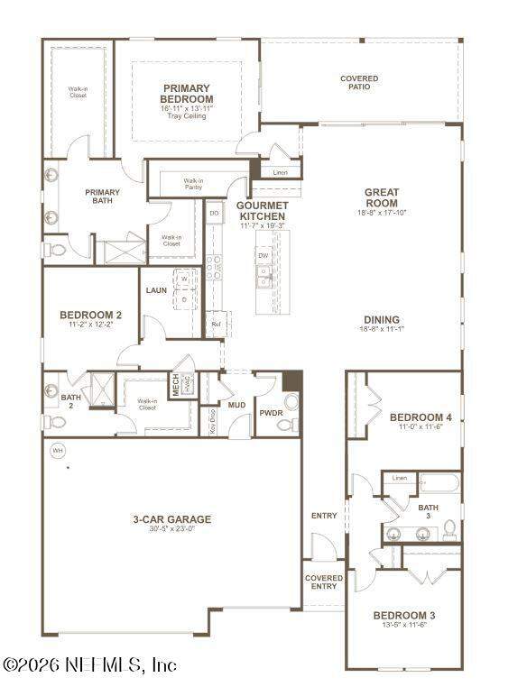 4 bedroom Single Family Residence at 2509 Swallowtail Lane, Green Cove Springs, Green Cove Springs — photo 2