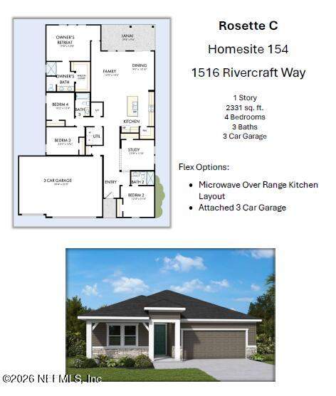 4 bedroom Single Family Residence at 1516 Rivercraft Way, Laurelton, Green Cove Springs — photo 2