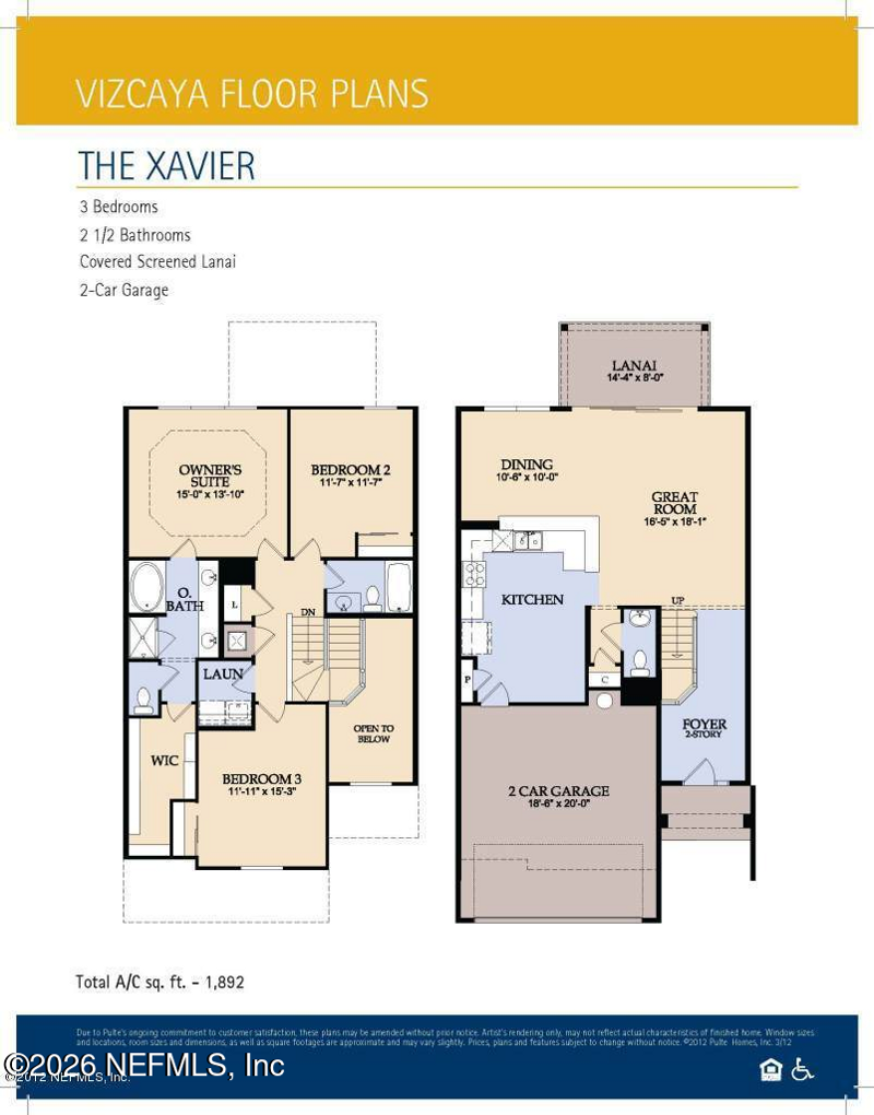 3 bedroom Townhouse at 13435 Isla Vista Drive, Vizcaya, Jacksonville — photo 2