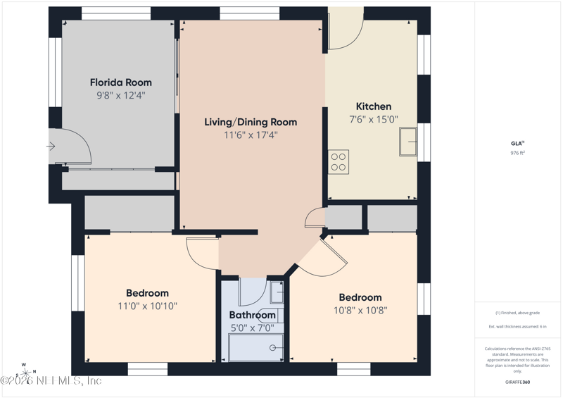 2 bedroom Single Family Residence at 993 SE 66th Street, Starke, Starke — photo 2