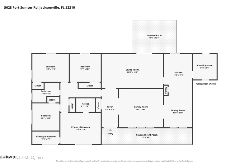 4 bedroom Single Family Residence at 5628 Ft Sumter Road, Confederate Point, Jacksonville — photo 3