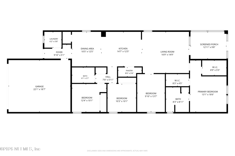 3 bedroom Single Family Residence at 12896 Holsinger Boulevard, Wells Creek, Jacksonville — photo 2