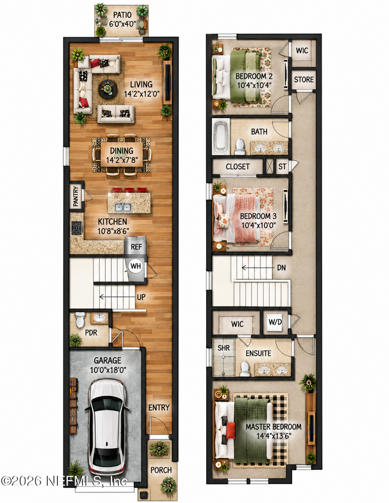 3 bedroom Townhouse at 1314 Ellis Road, Jacksonville, Jacksonville — photo 2