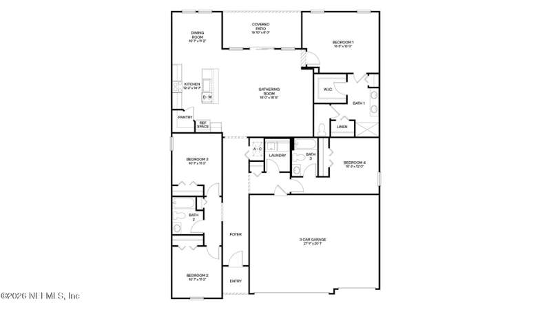 4 bedroom Single Family Residence at 12366 Maidenhair Road, The Arbors, Jacksonville — photo 2