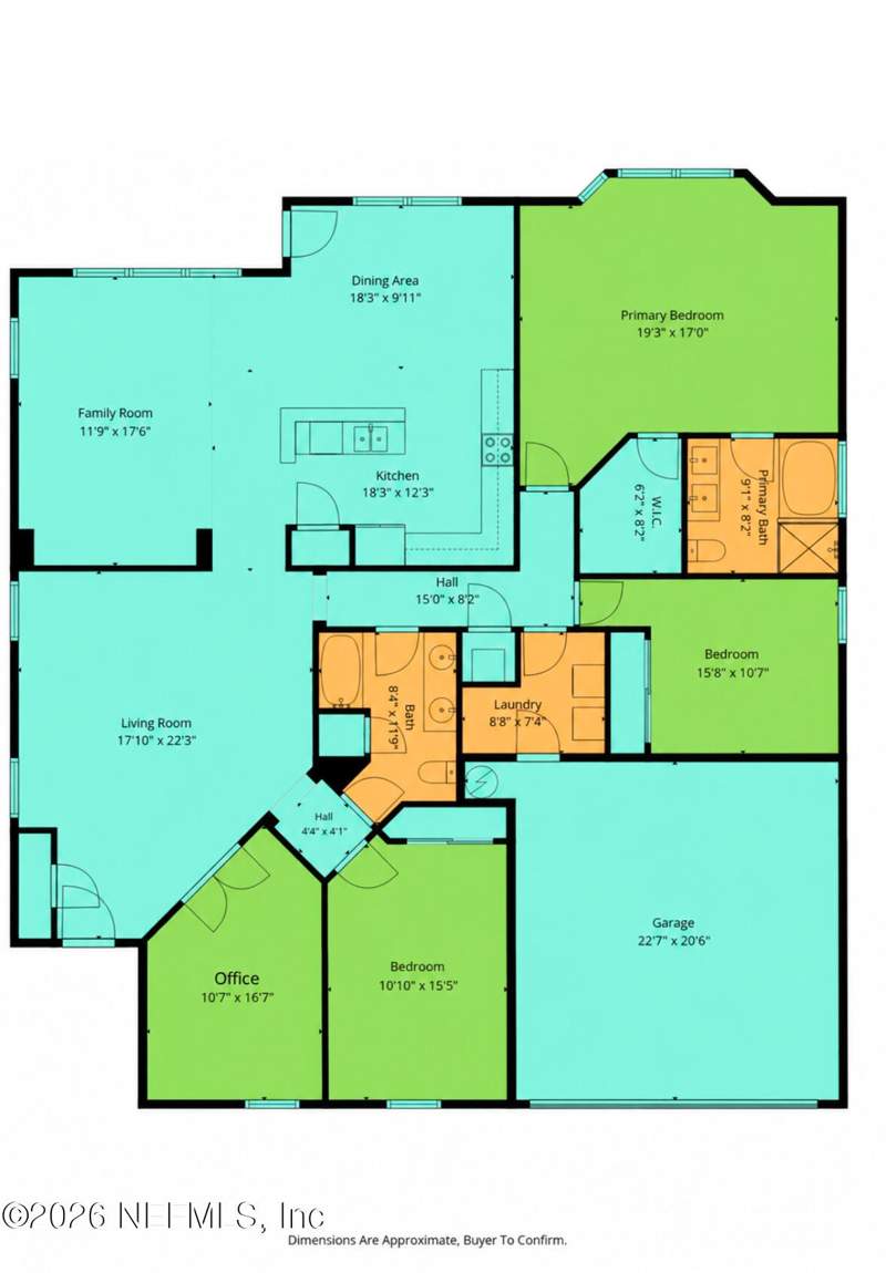 3 bedroom Single Family Residence at 12682 Pine Marsh Way, Cedar Glen, Jacksonville — photo 3