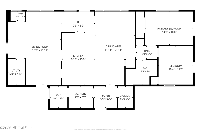 2 bedroom Single Family Residence at 1811 Oak Park Circle, Green Cove Springs, Green Cove Springs — photo 3
