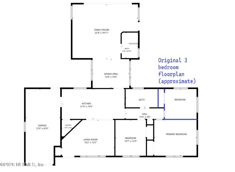 2 bedroom Single Family Residence at 1817 Hyde Park Place, Cedar River Forest, Jacksonville — photo 4