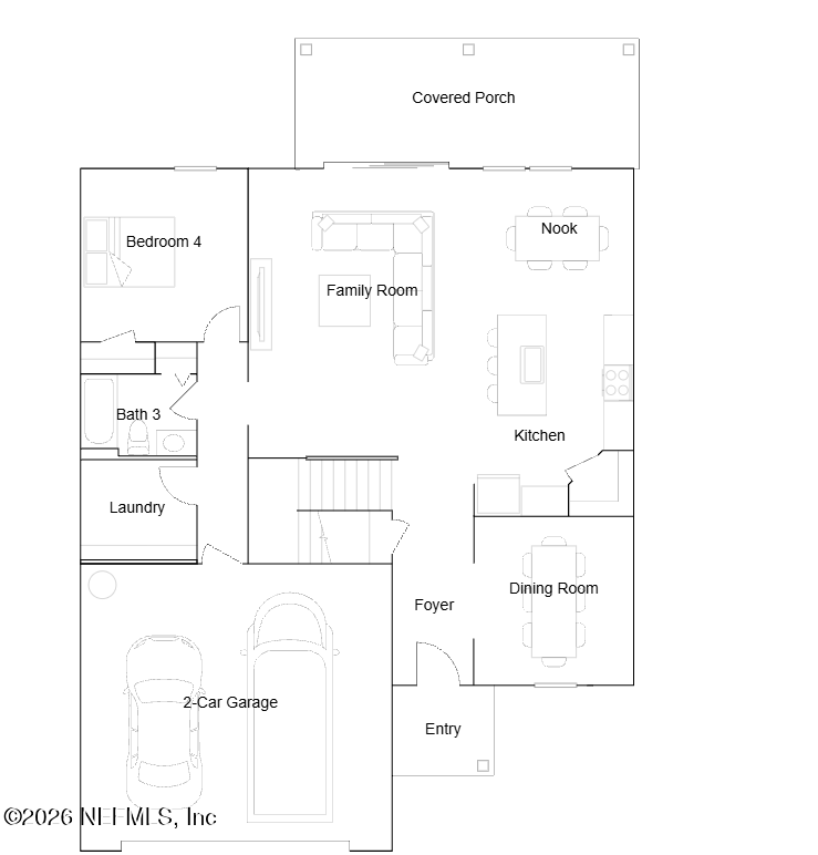 4 bedroom Single Family Residence at 5868 Lagoon Cruise Way, Diamond Springs, Jacksonville — photo 3