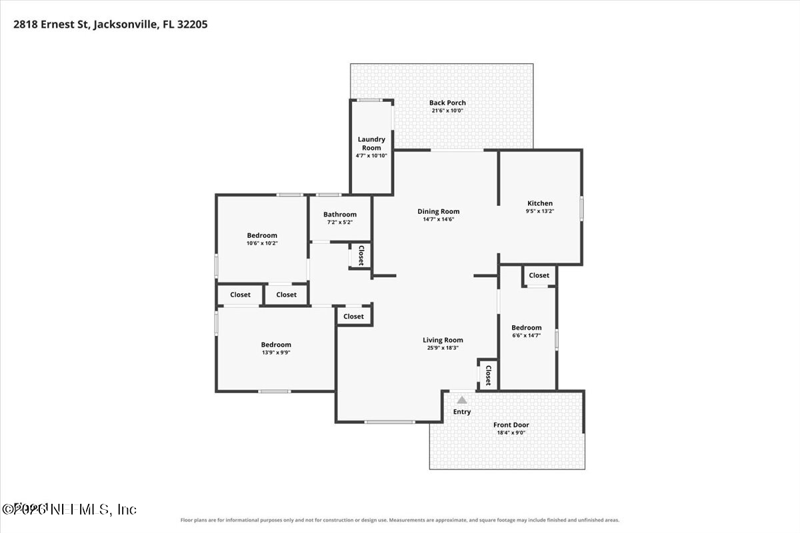 3 bedroom Single Family Residence at 2818 Ernest Street, Cherokee Heights, Jacksonville — photo 3