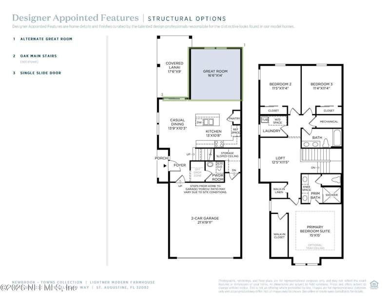 3 bedroom Townhouse at 178 Delwood Way, Silverleaf, St. Augustine — photo 3