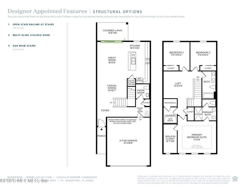 3 bedroom Townhouse at 174 Delwood Way, Silverleaf, St. Augustine — photo 3