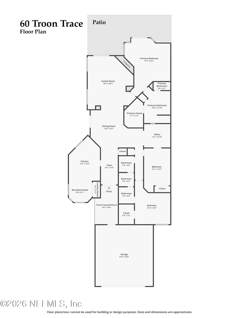 3 bedroom Single Family Residence at 60 Troon Trace, Sawgrass Country Club, Ponte Vedra Beach — photo 2