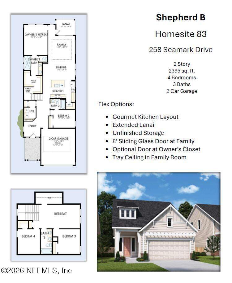 4 bedroom Single Family Residence at 258 Seamark Drive, Seabrook, Ponte Vedra — photo 2