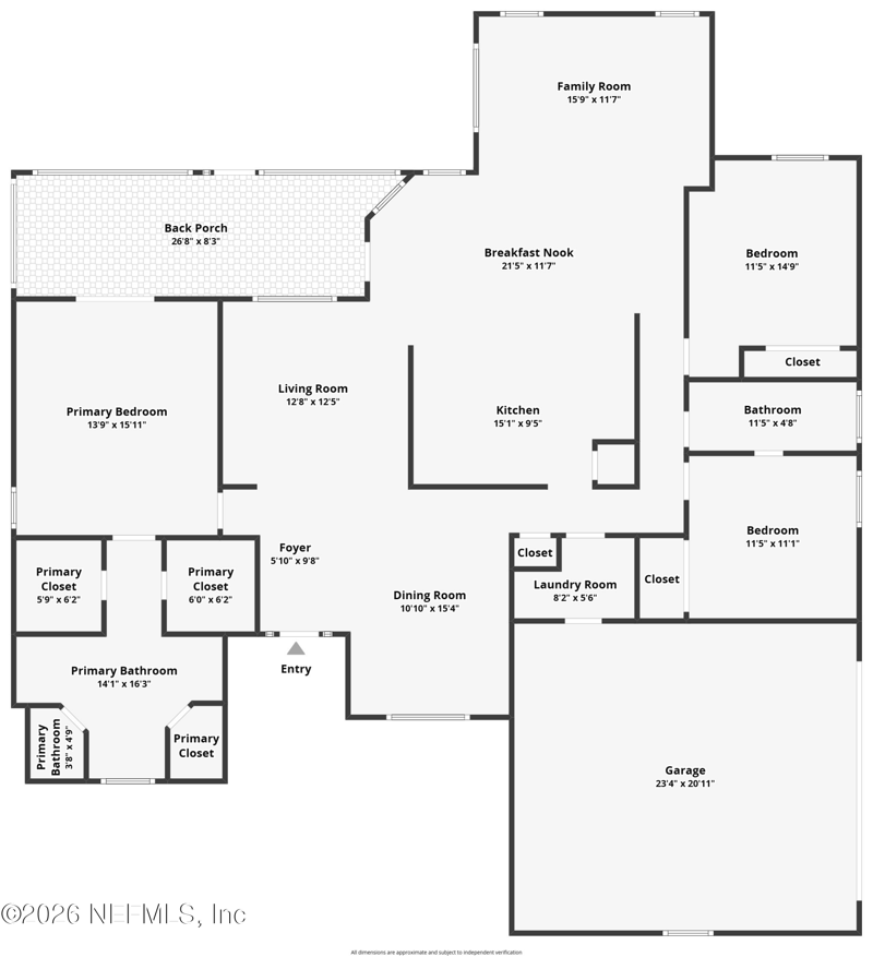 3 bedroom Single Family Residence at 3863 Schoenwald Lane, Mandarin, Jacksonville — photo 2