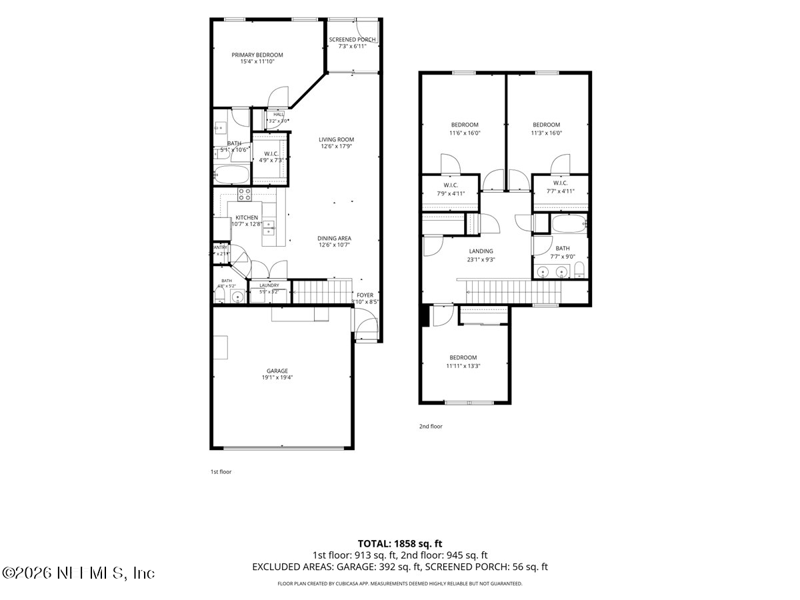 4 bedroom Townhouse at 6057 Bartram Village Drive, Villages Of Bartram Springs, Jacksonville — photo 2