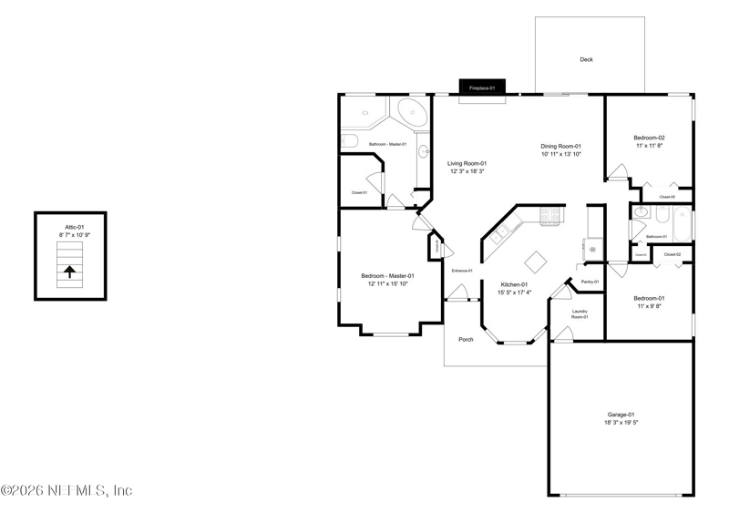 3 bedroom Single Family Residence at 7418 Amandas Crossing Drive, Amandas Crossing, Jacksonville — photo 2