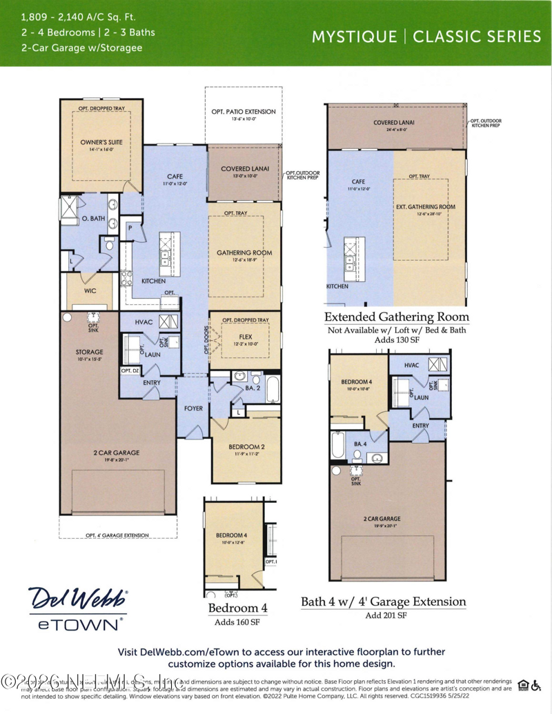 3 bedroom Single Family Residence at 11143 Town View Drive, Del Webb Etown, Jacksonville — photo 2