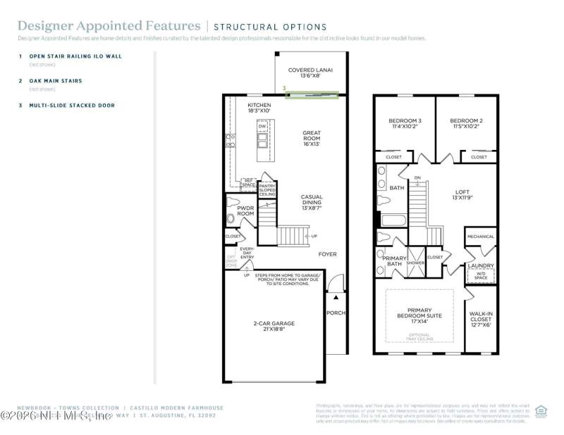 3 bedroom Townhouse at 168 Delwood Way, Silverleaf, St. Augustine — photo 3