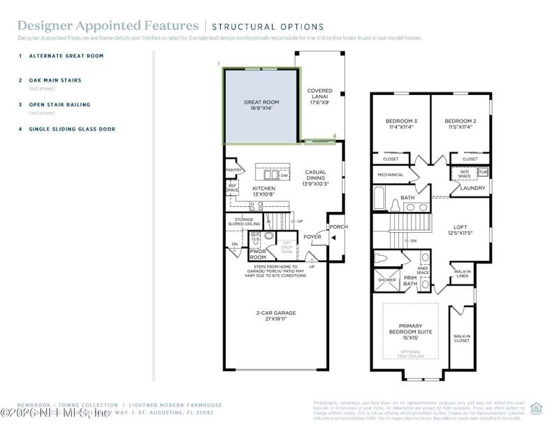 3 bedroom Townhouse at 158 Delwood Way, Silverleaf, St. Augustine — photo 3