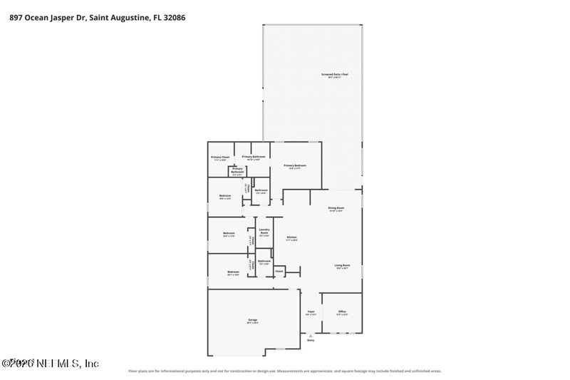4 bedroom Single Family Residence at 897 Ocean Jasper Drive, Rock Springs Farms, St. Augustine Beach — photo 3