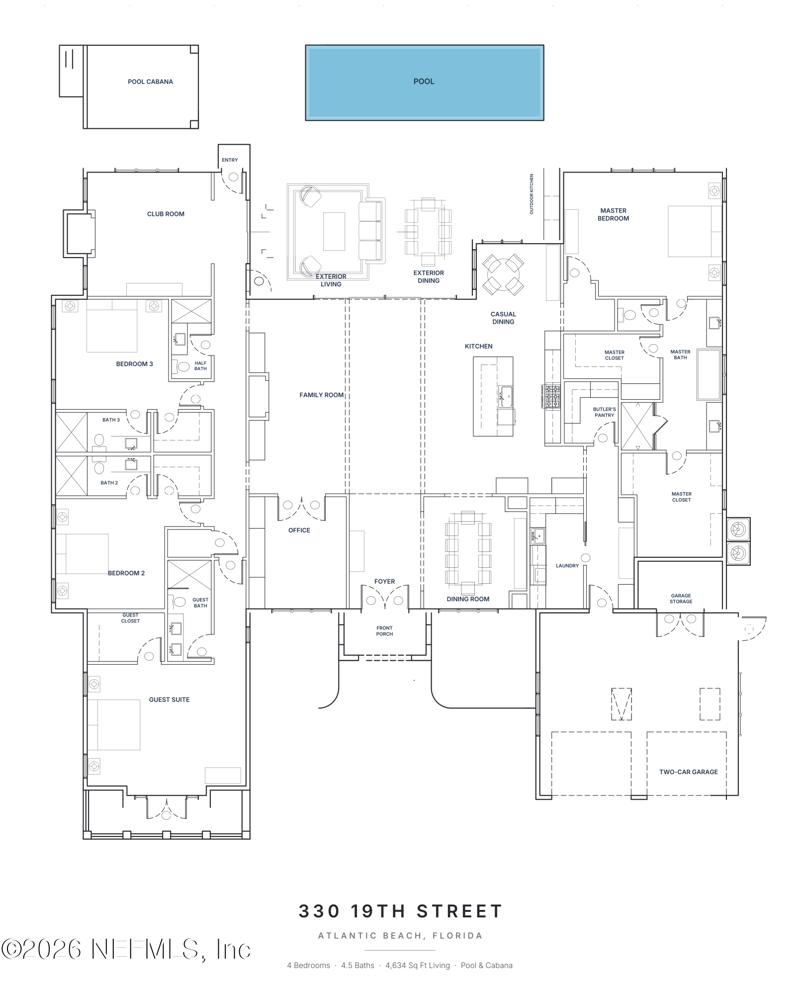 4 bedroom Single Family Residence at 330 19th Street, Selva Marina, Atlantic Beach — photo 2