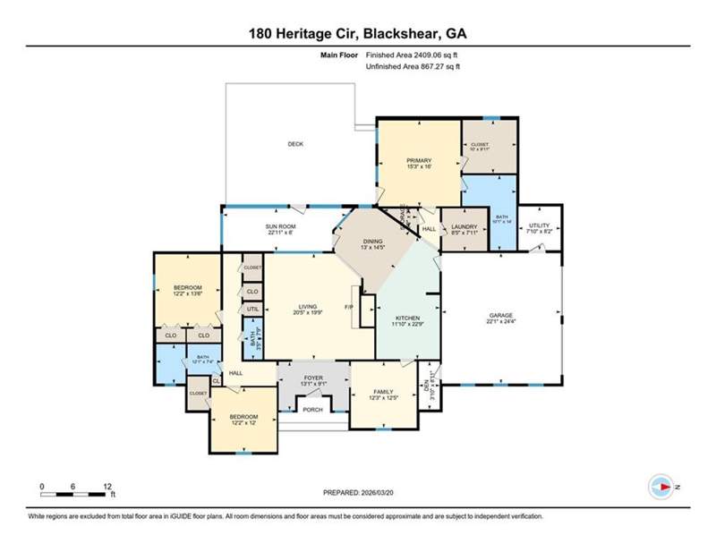 3 bedroom Single Family Residence at 180 Heritage Circle, No Recorded Subdivision, Blackshear — photo 3