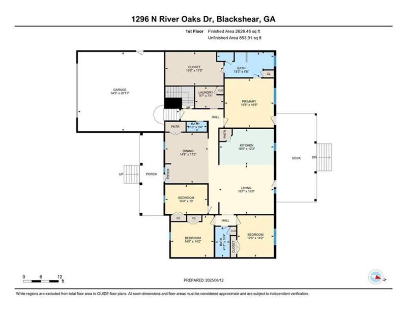 5 bedroom Single Family Residence at 1296 N River Oaks Drive, Okefenokee Golf Club, Blackshear — photo 2