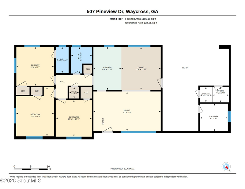 3 bedroom Single Family Residence at 507 Pineview Drive, No Recorded Subdivision, Waycross — photo 2