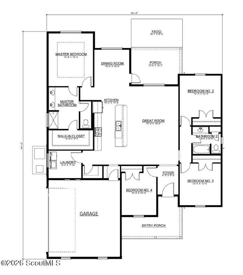 4 bedroom Single Family Residence at 104 Shelton Place, Brighton Lakes, Kingsland — photo 2