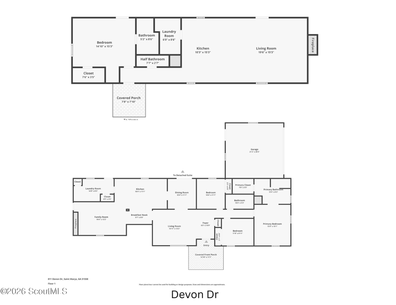 4 bedroom Single Family Residence at 811 Devon Drive, Devonwood Park, St. Marys — photo 2