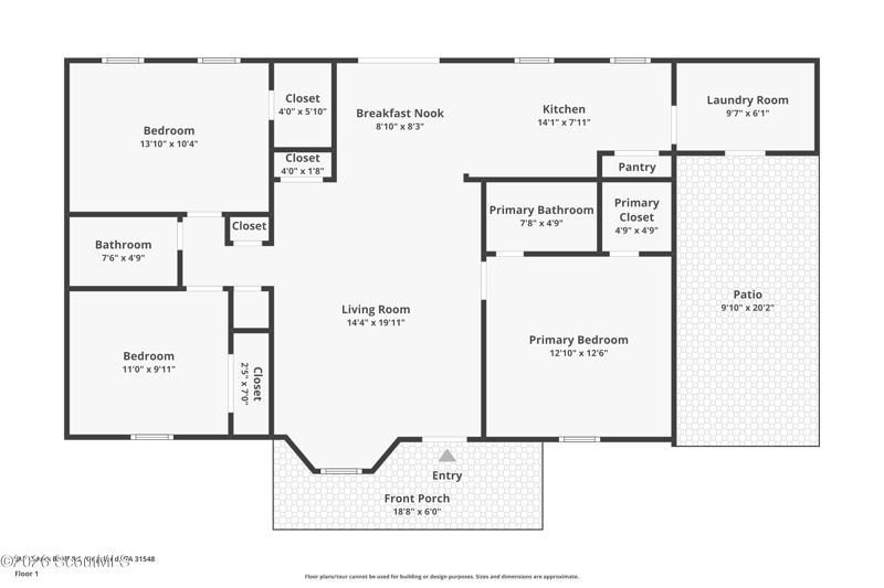 3 bedroom Single Family Residence at 307 Clarks Bluff Road, No Recorded Subdivision, Kingsland — photo 2
