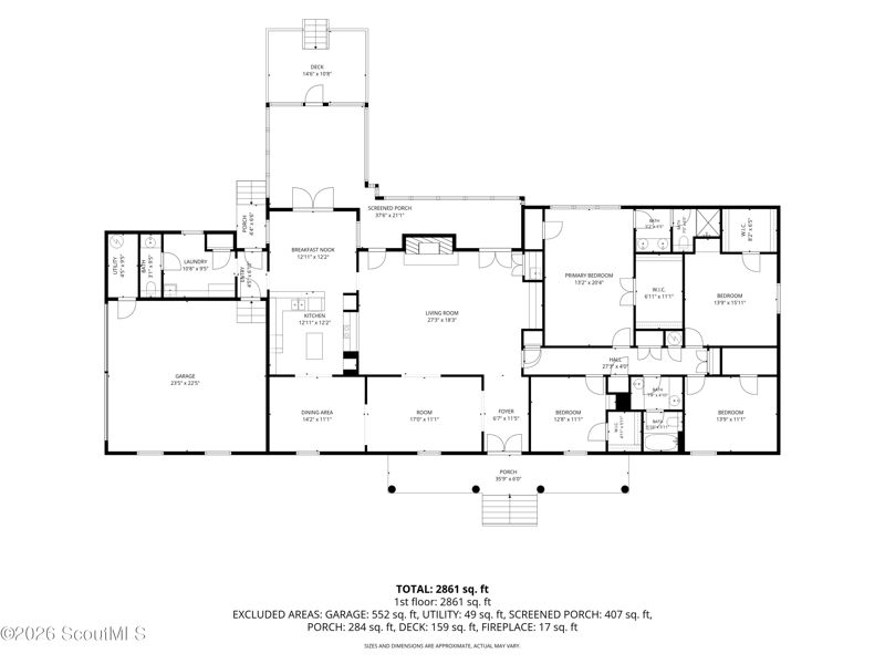 4 bedroom Single Family Residence at 811 Park Street, Hollywood Park, St. Marys — photo 2