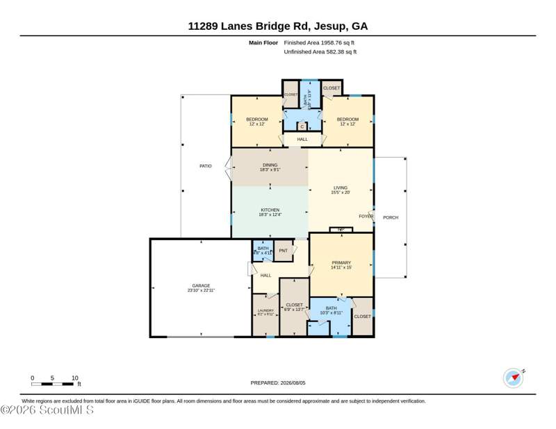 3 bedroom Single Family Residence at 11289 Lanes Bridge Road, No Recorded Subdivision, Jesup — photo 5