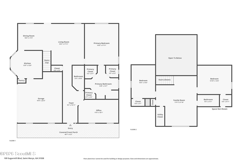 3 bedroom Single Family Residence at 109 Sugarmill Boulevard, Sugarmill/Creekside, St. Marys — photo 2