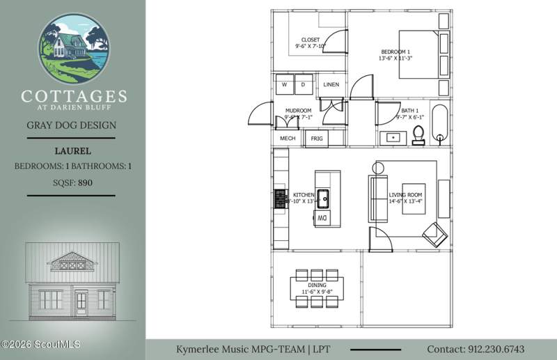 1 bedroom Single Family Residence at 155 Lantern Post Way, No Recorded Subdivision, Darien — photo 5