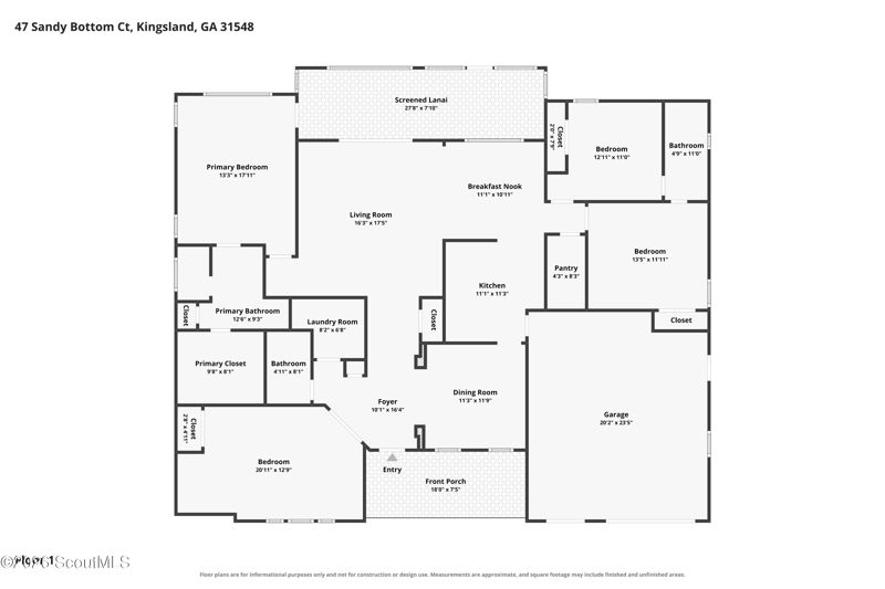 4 bedroom Single Family Residence at 47 Sandy Bottom Court, Catfish Creek, Kingsland — photo 3