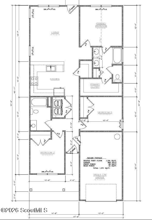3 bedroom Single Family Residence at 114 Tate's Landing Trail, FlemingtonFarms, Brunswick — photo 2