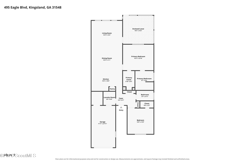 2 bedroom Single Family Residence at 495 Eagle Boulevard, Laurel Island-Brookshire Ret, Kingsland — photo 2