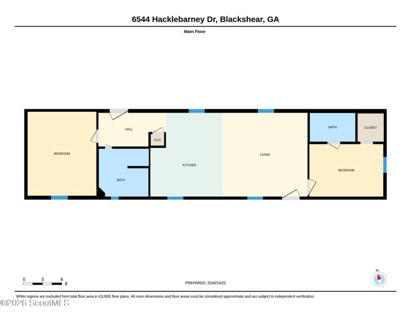 2 bedroom Mobile Home at 6544 Hacklebarney Drive, Blackshear, Blackshear — photo 2