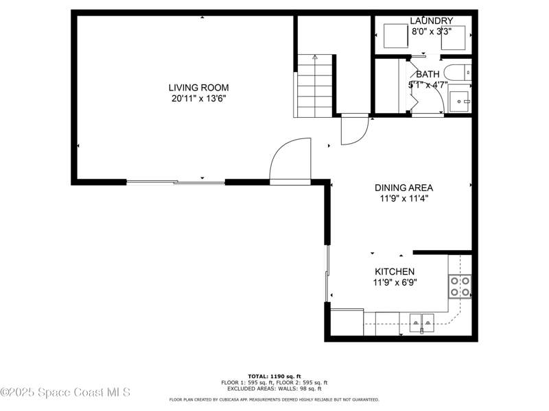 2 bedroom Townhouse at 3414 Vista Oaks Circle, Part of SE 1/4 of NE 1/4 As Des, Palm Bay — photo 4