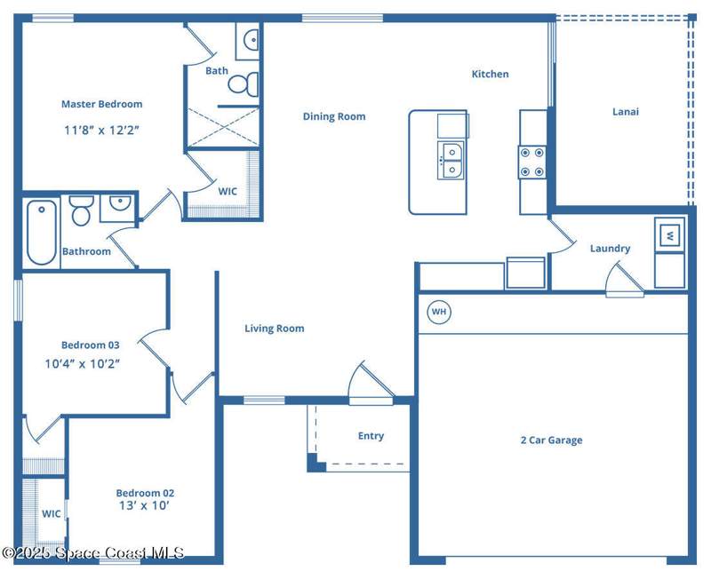 3 bedroom Single Family Residence at 717 Spoonbill Street, Port Malabar Unit 49, Palm Bay — photo 2