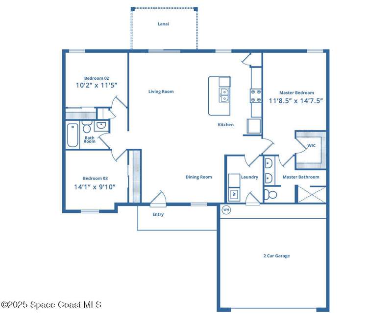 3 bedroom Single Family Residence at 3373 Madden Avenue, Port Malabar Unit 49, Palm Bay — photo 2